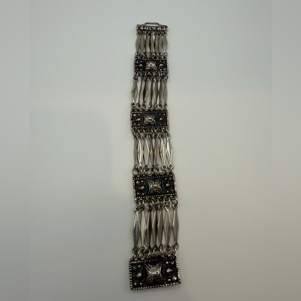 Vintage Taxco Sterling Silver Mexican Bracelet